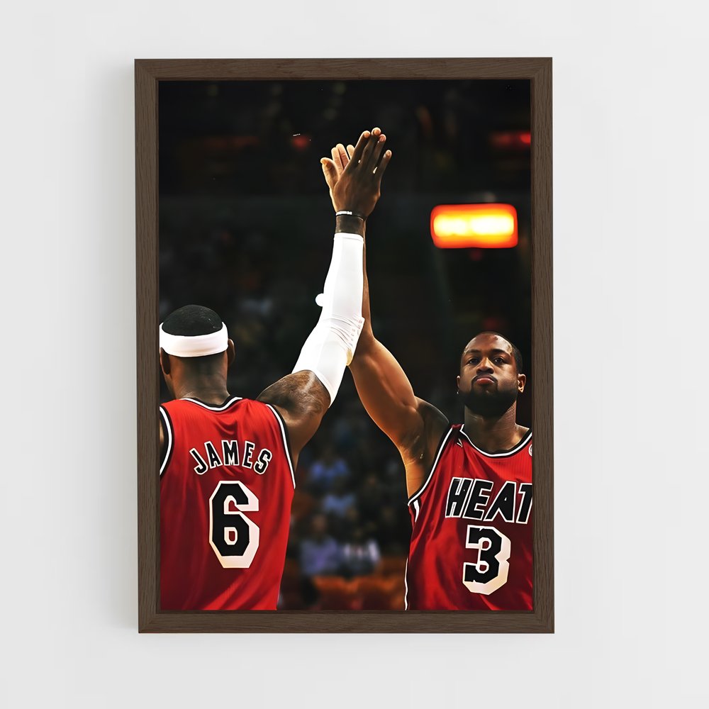 Poster LeBron & LeBron – affiche Basketball (vue 5)